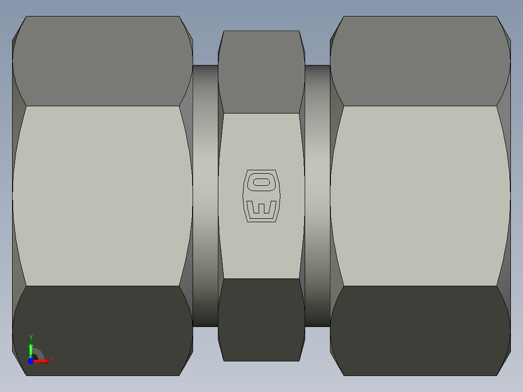 卡套式工业通用硬管接头EO Union G30SCF前视图