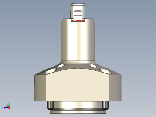 KOSMEKSFA2000-M1A-110-H60多系列多零件图纸模型多系列多零件图纸模型右视缩略图