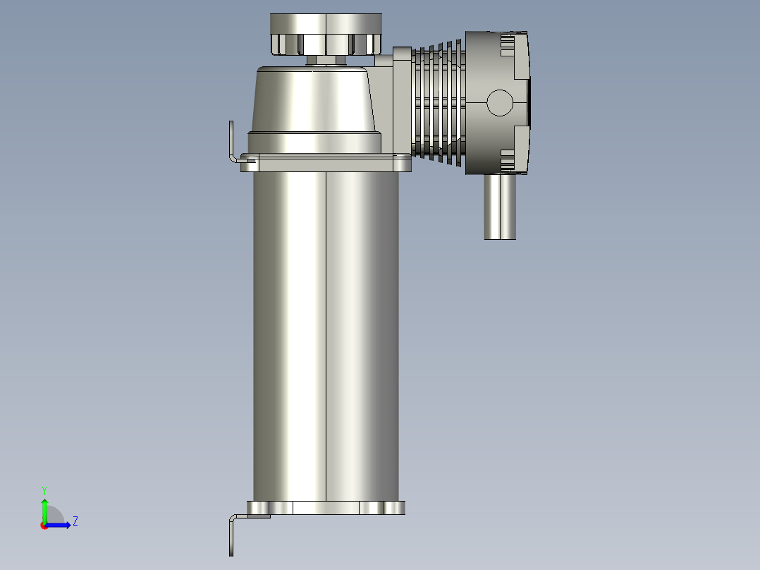 480 空气压缩机--stp左视图
