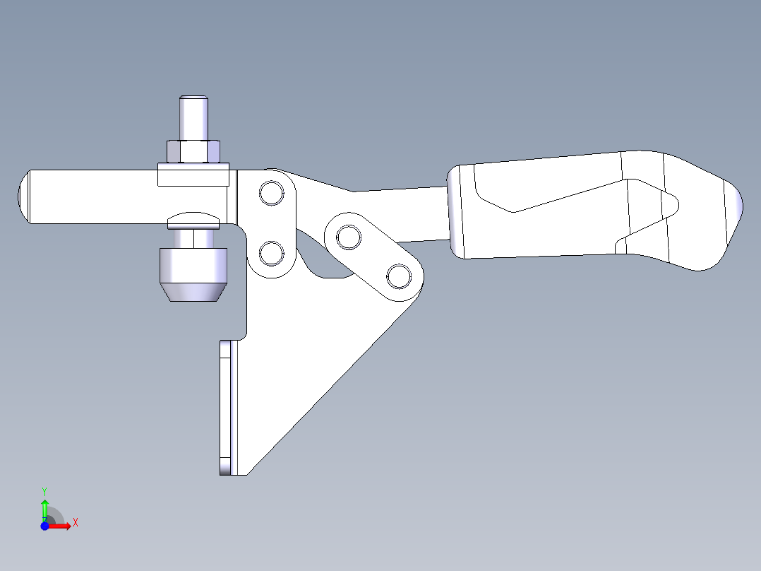 德克斯TUNKERS气缸数模T2-27_UF_TUENKERS前视图