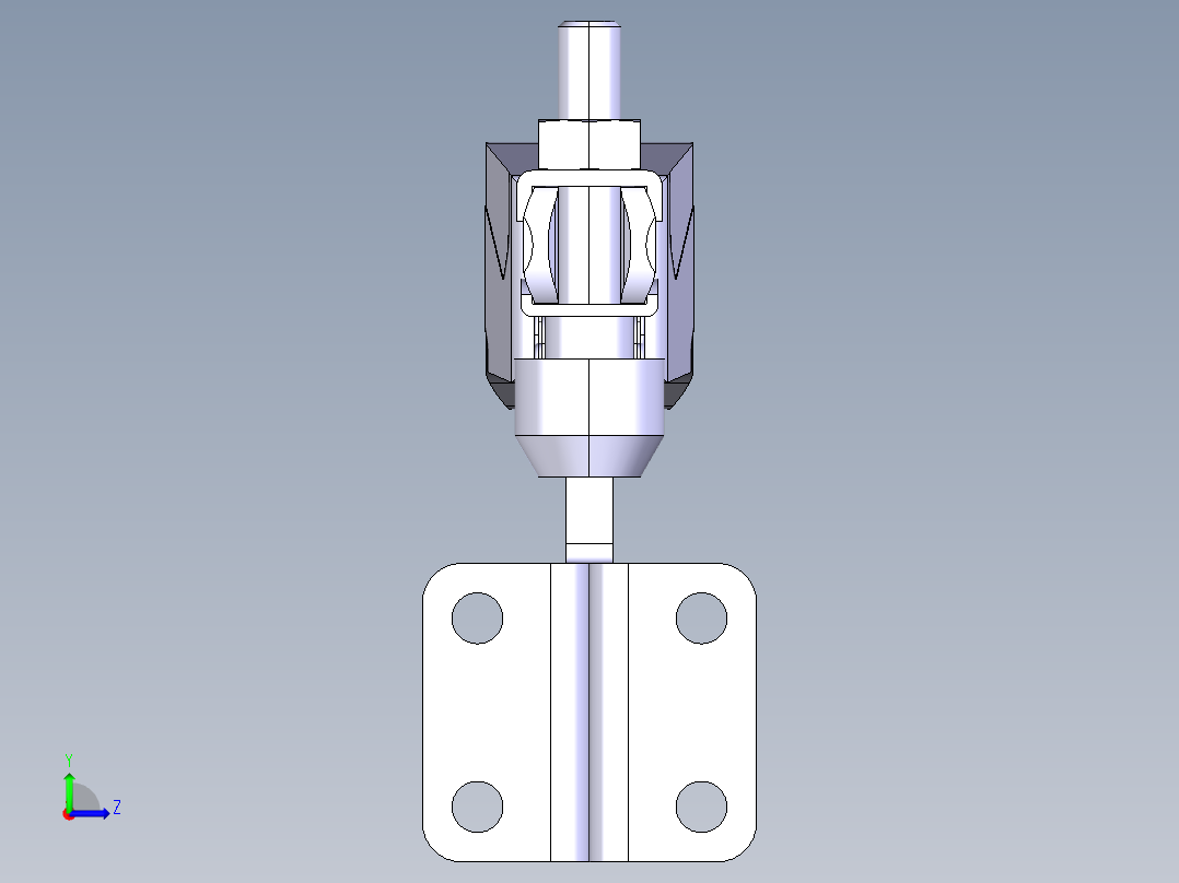 德克斯TUNKERS气缸数模T2-27_UF_TUENKERS左视图