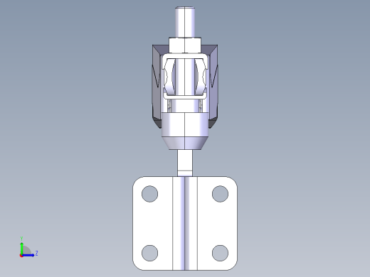 德克斯TUNKERS气缸数模T2-27_UF_TUENKERS左视缩略图