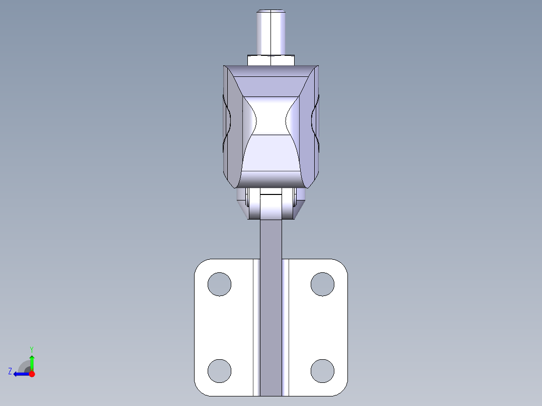 德克斯TUNKERS气缸数模T2-27_UF_TUENKERS右视图