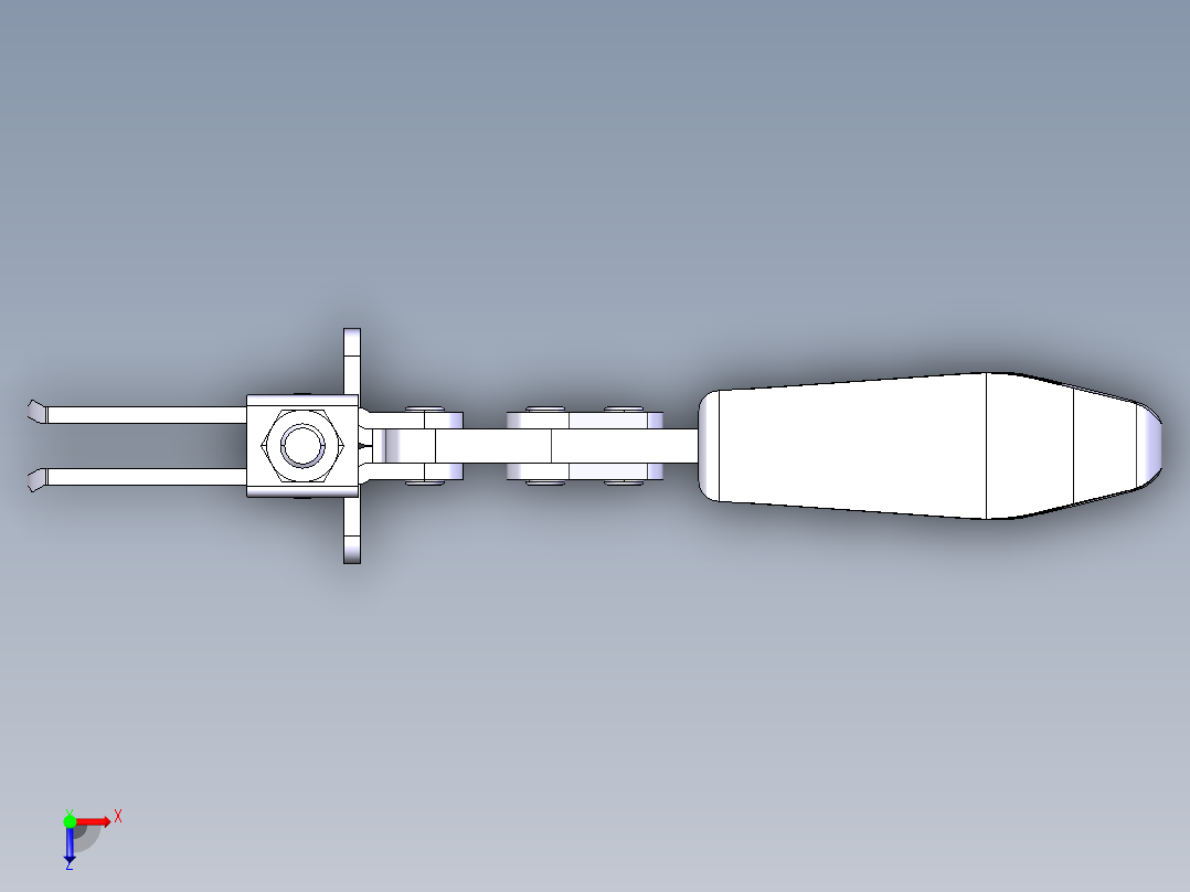 德克斯TUNKERS气缸数模T2-27_UF_TUENKERS俯视图