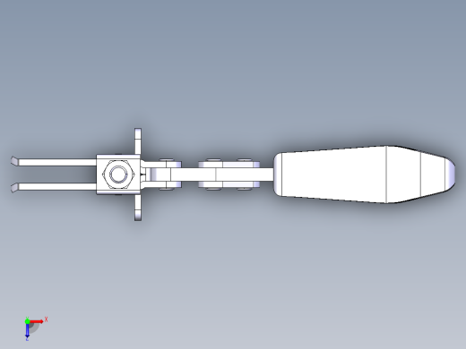 德克斯TUNKERS气缸数模T2-27_UF_TUENKERS俯视缩略图