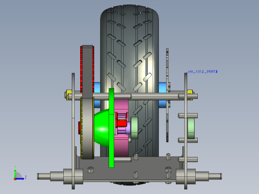 电动踏板车电单车详细模型左视缩略图
