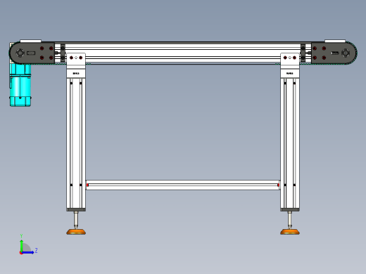 LE-XC4080-重载托盘输送线右直连驱动左视缩略图