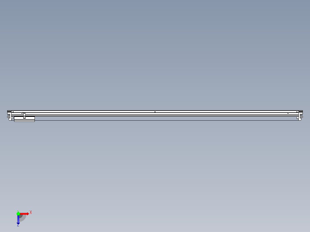 威洛博VL系列3d模型模组VL22H2Y-S2300俯视图