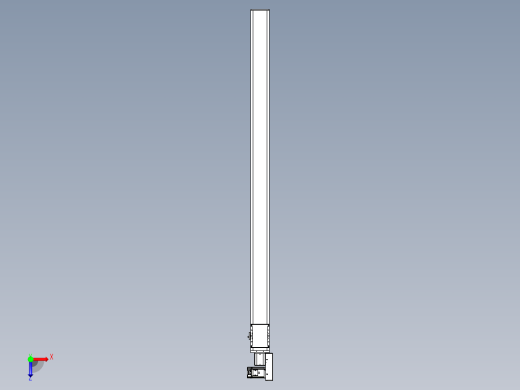 同步带全封闭直线模组TPA-HCB-105D-90-L1650-MR-C-P20-N3俯视缩略图