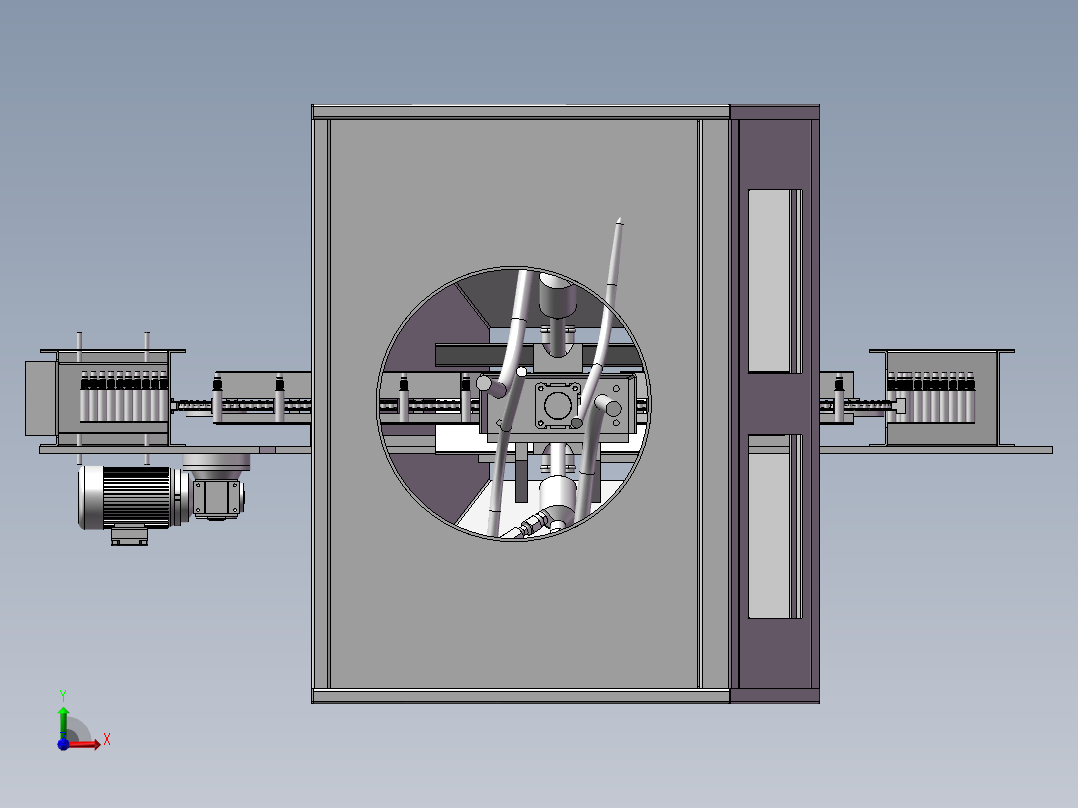 水沙清洗机前视图