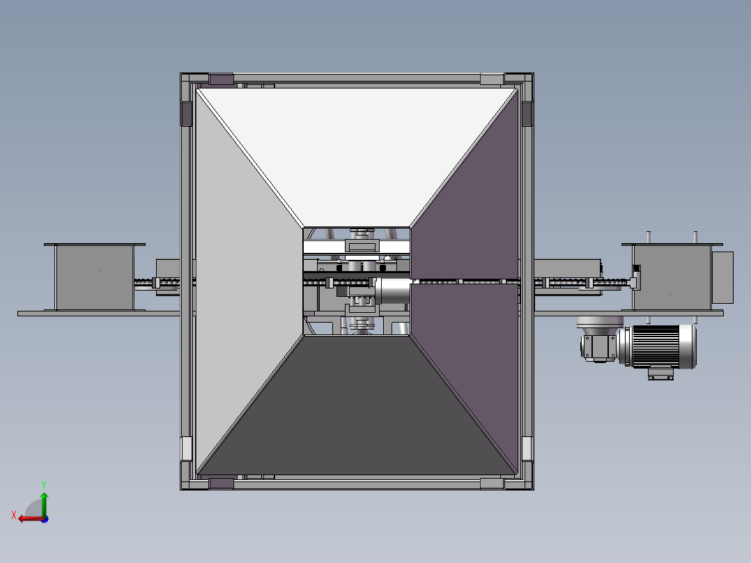 水沙清洗机后视图