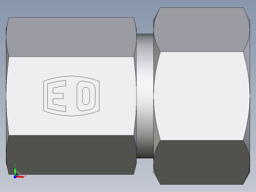 卡套式工业通用硬管接头EO_Swivel_connector_GAI15ZLM71前视缩略图