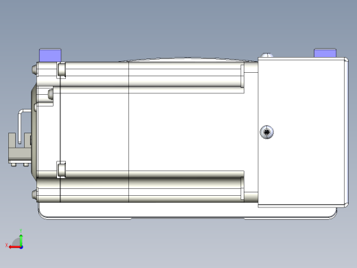 同步带滑台-半封闭B17H-L50-S1500-L-P75-D3后视缩略图