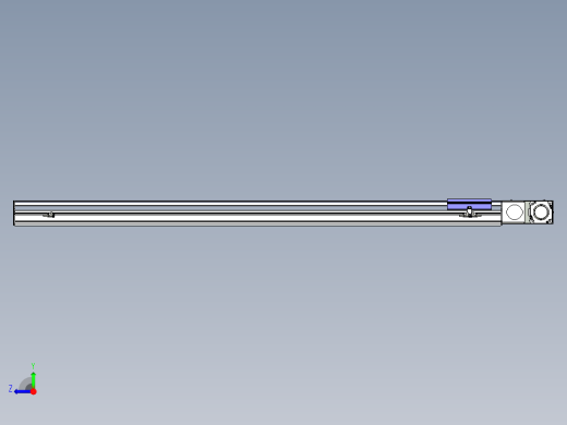 同步带滑台-半封闭B17H-L50-S1500-L-P75-D3右视缩略图