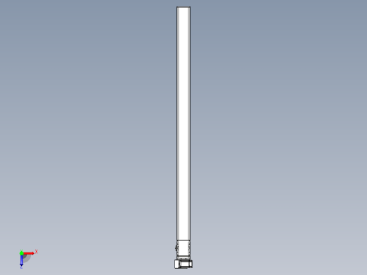 同步带全封闭直线模组TPA-HCB-105D-90-L1800-LU-Y-P20-N3俯视缩略图
