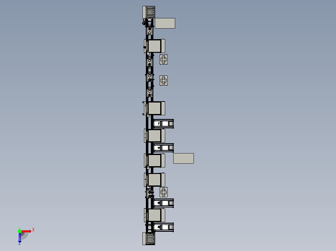 发电机总成装俯视图