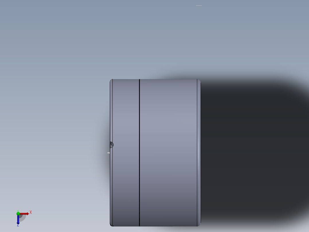 旋转式开合烟灰缸俯视图