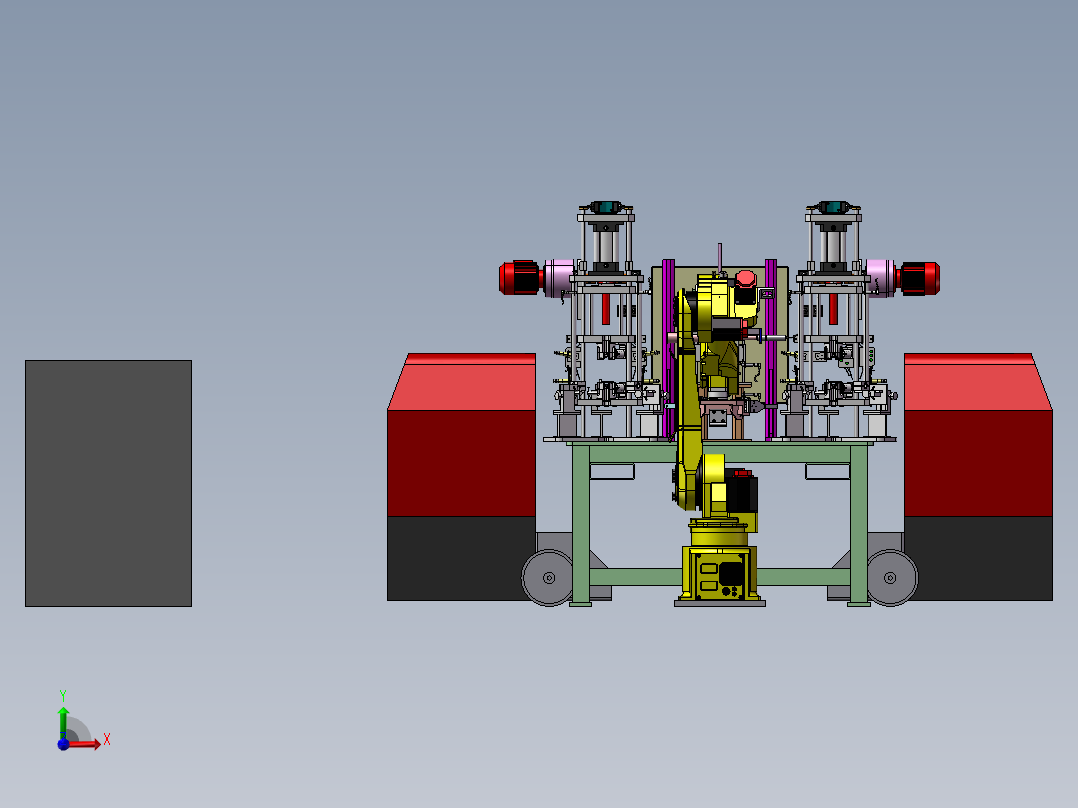 焊机检查部件转子sw20前视图