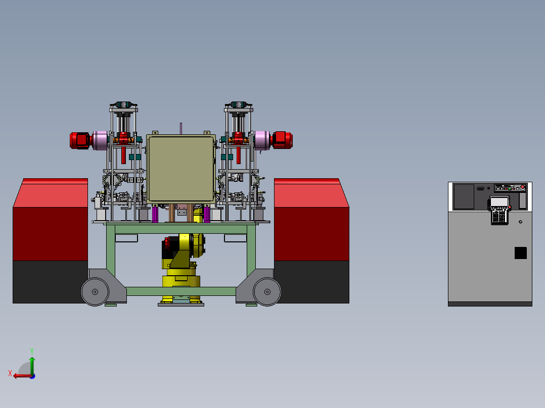 焊机检查部件转子sw20后视图