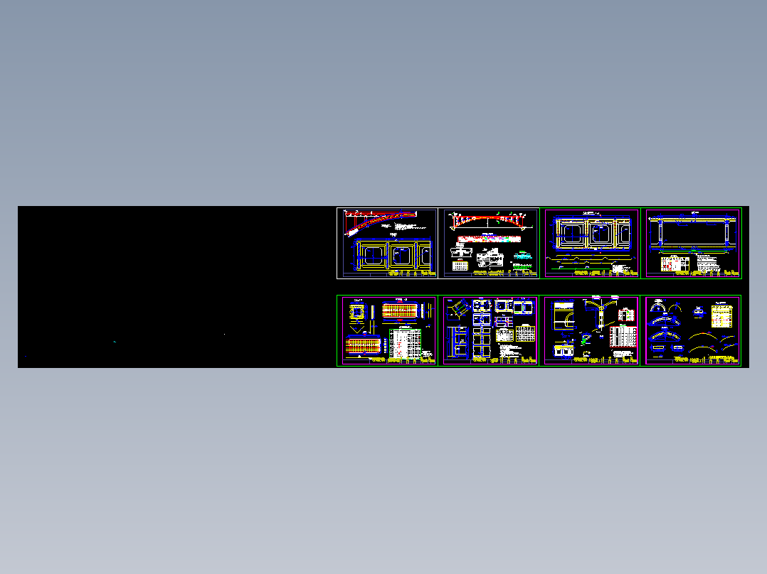 一跨70米的钢筋混凝土箱型拱桥施工图