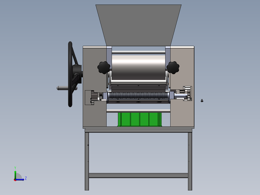 家用手摇面条机sw18可编辑左视图