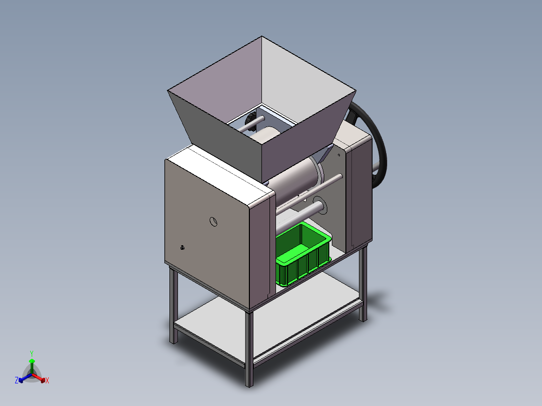 家用手摇面条机sw18可编辑正等轴测图