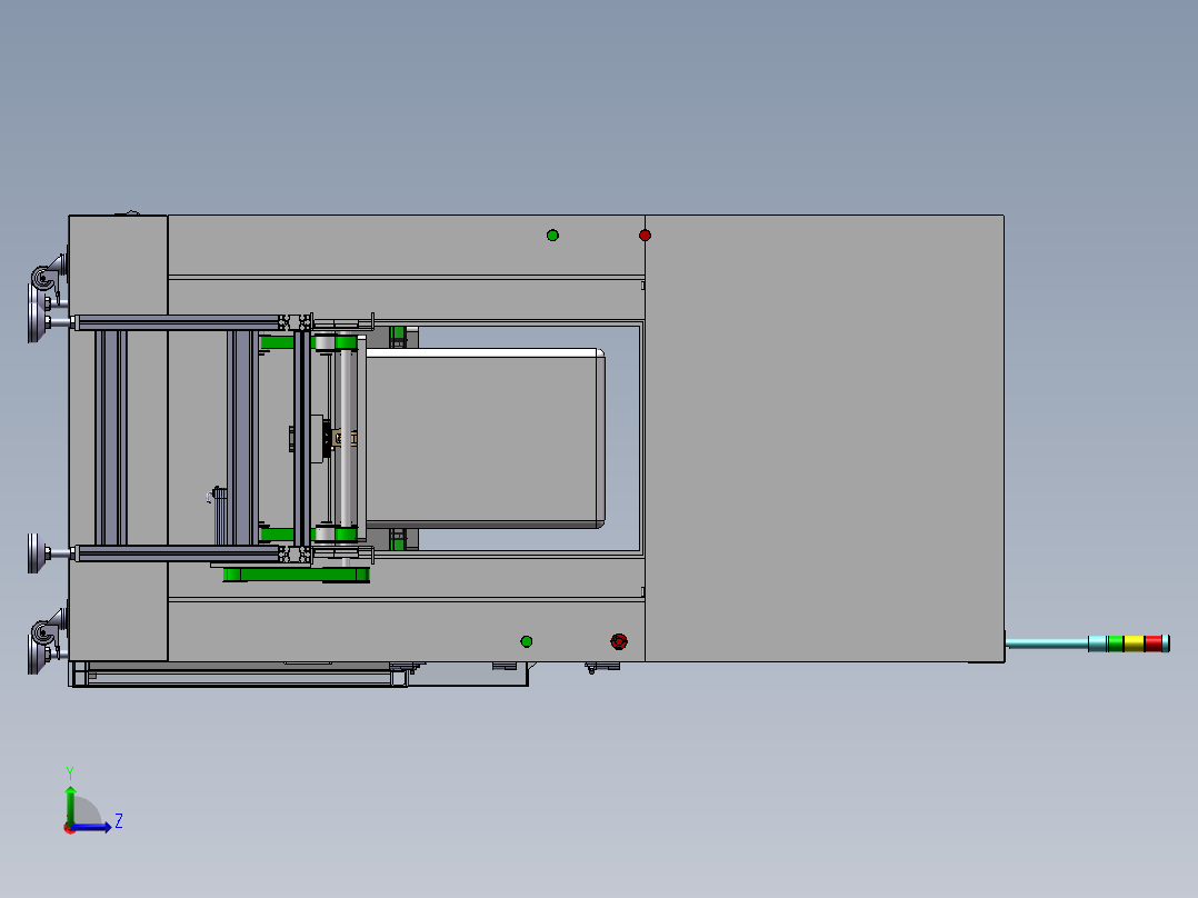 大型音响自动化设备sw19可编辑左视图