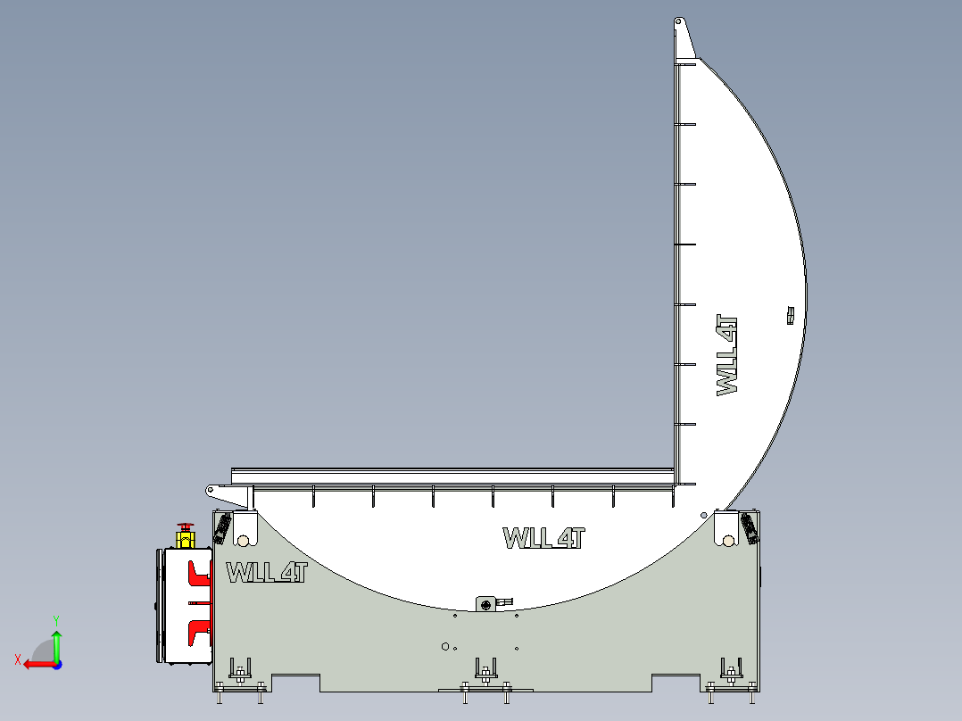 A0002630-模具倾斜器（翻转台）4T后视图