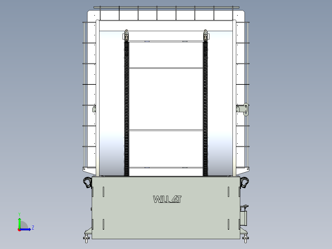 A0002630-模具倾斜器（翻转台）4T左视图