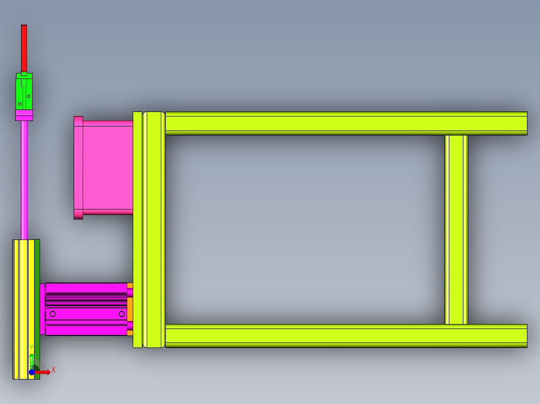 分拣工装前视图