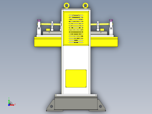 铝板框架的焊接工装与变位机组合前视缩略图