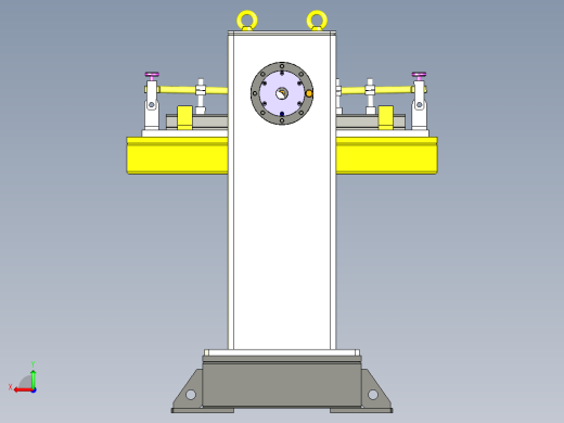 铝板框架的焊接工装与变位机组合后视缩略图