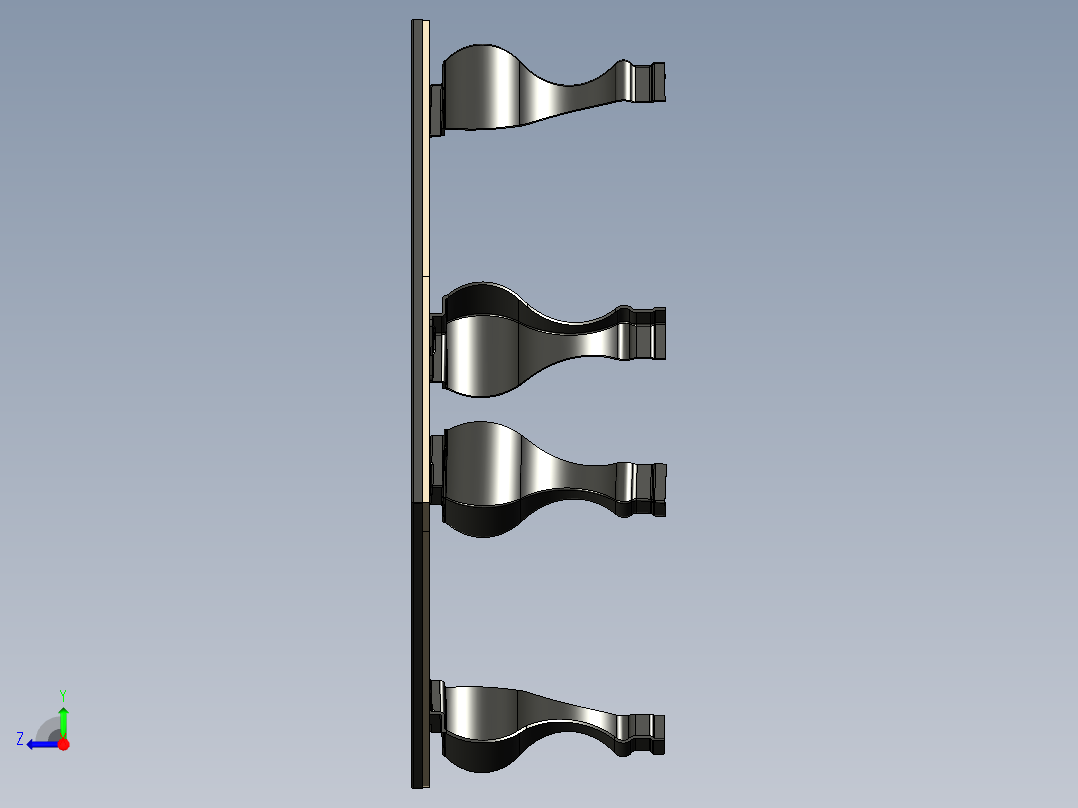 质朴的桌子右视图