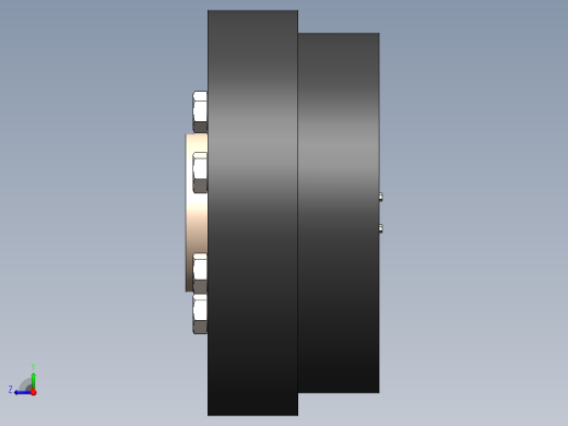 摆线减速器、摆线针轮减速器、减速器(21)右视缩略图