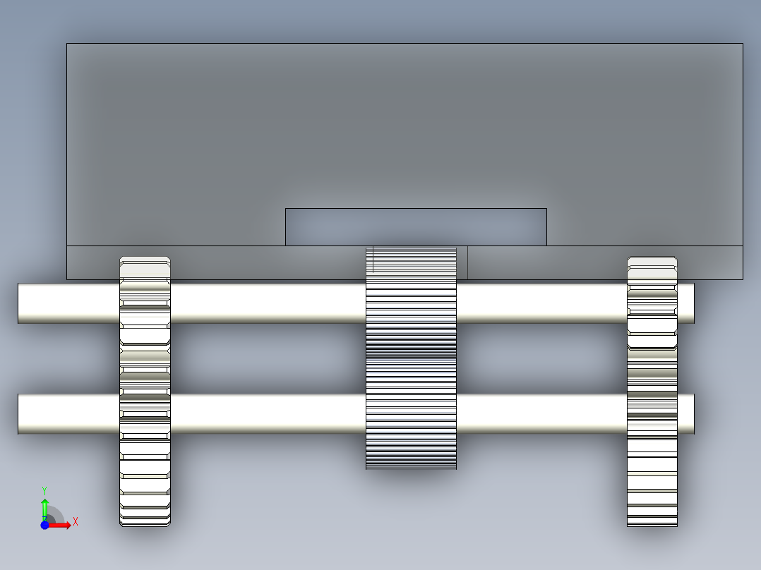 自动洗牌机前视图