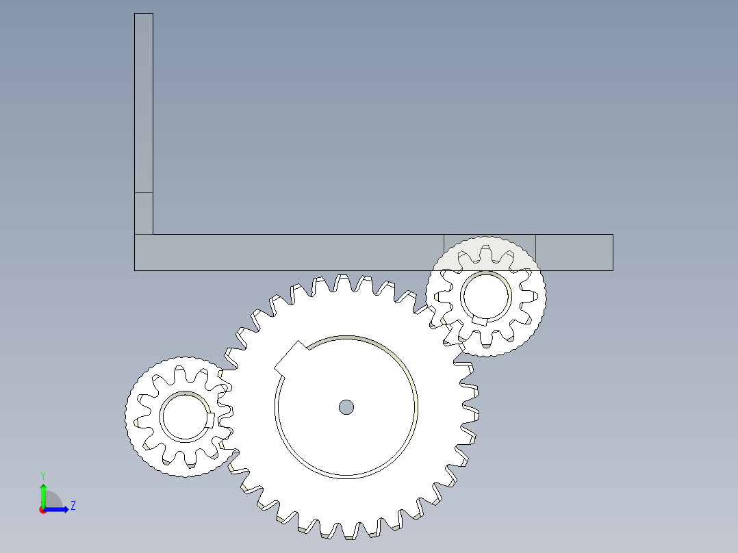 自动洗牌机左视图