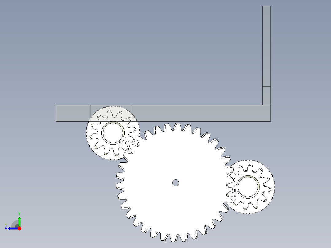 自动洗牌机右视图