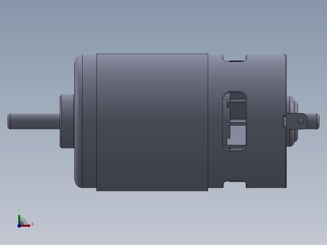 直流电机、电机(22)前视图