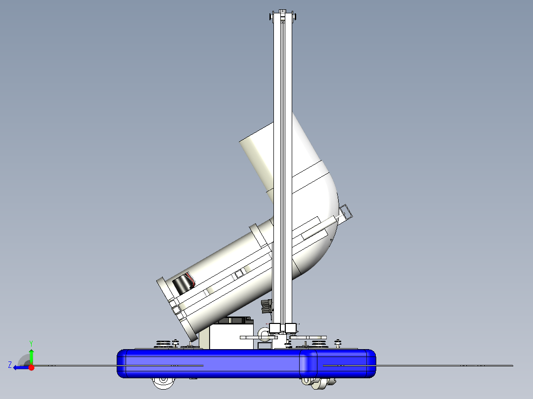 A2004227-FRC比赛机器人右视图