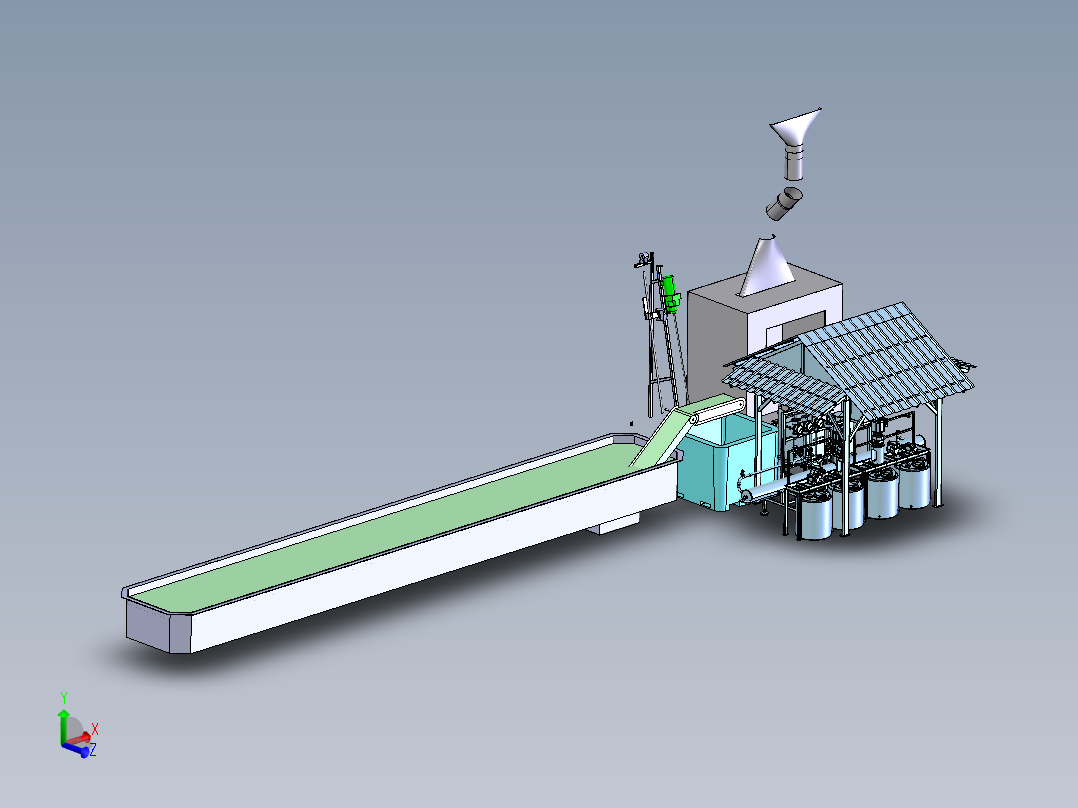 电石厂净化灰处理产线step