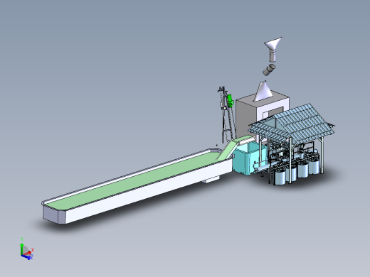 电石厂净化灰处理产线step