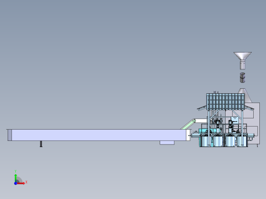 电石厂净化灰处理产线step前视缩略图