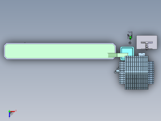 电石厂净化灰处理产线step俯视缩略图