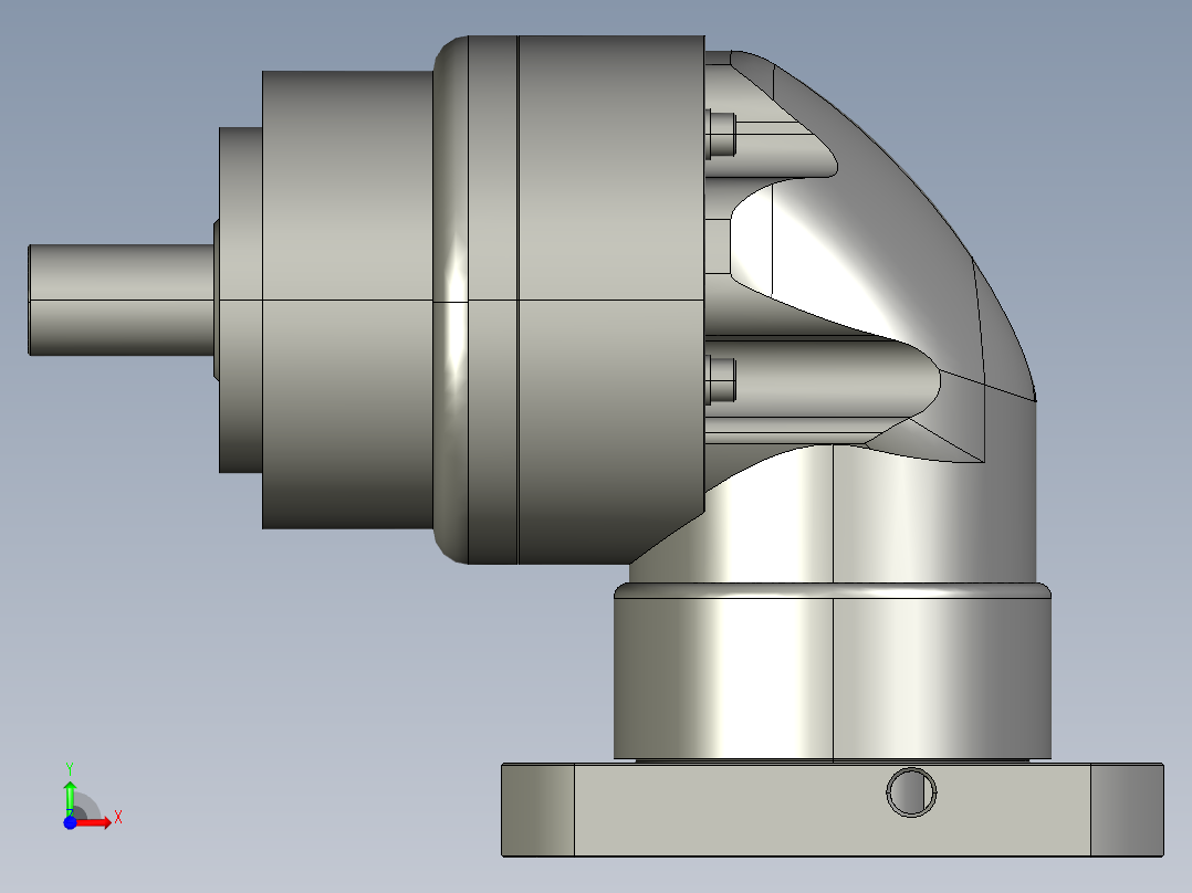 APEX行星齿轮减速机AER090-003-TRAY SERVO GEARHEAD前视图