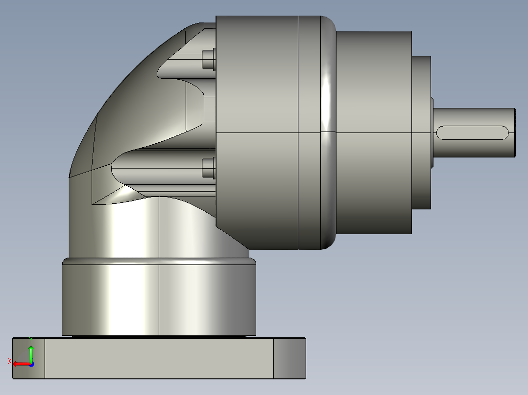 APEX行星齿轮减速机AER090-003-TRAY SERVO GEARHEAD后视图