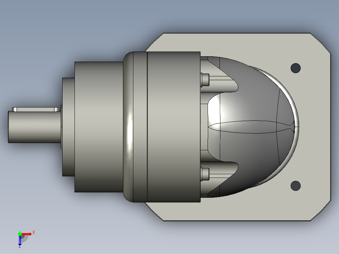 APEX行星齿轮减速机AER090-003-TRAY SERVO GEARHEAD俯视图
