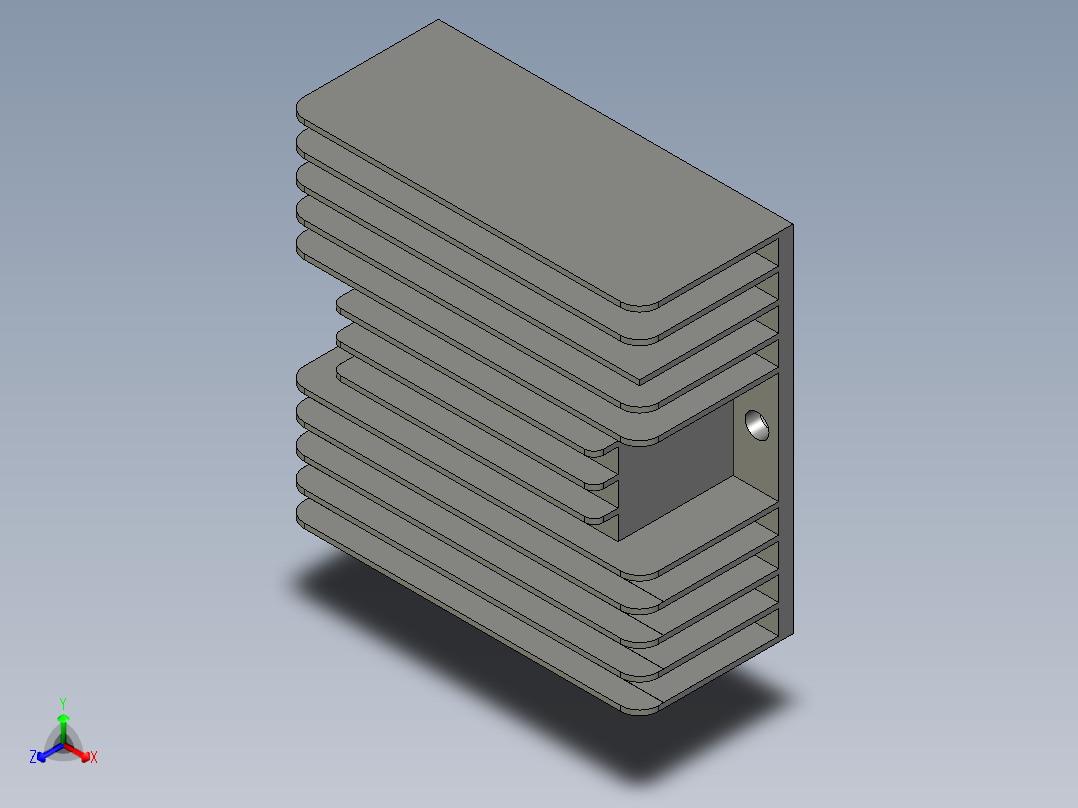 直流变压器48V转24V15A主视图