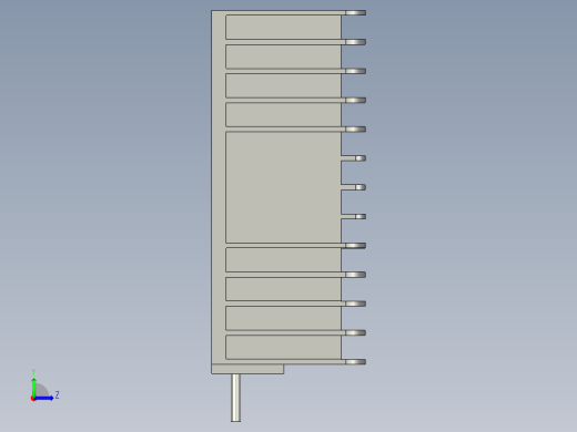 直流变压器48V转24V15A左视缩略图
