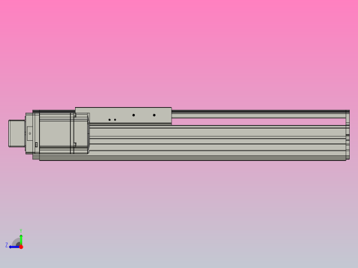 MT136BS.L#.200.BL.P40.C3直线模组 最大负载85KG 最大推力700N 400W电机左侧安装 MT136BS规格右视缩略图