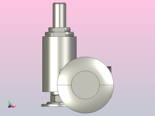 带调整块脚轮CMPAN50-N前视缩略图